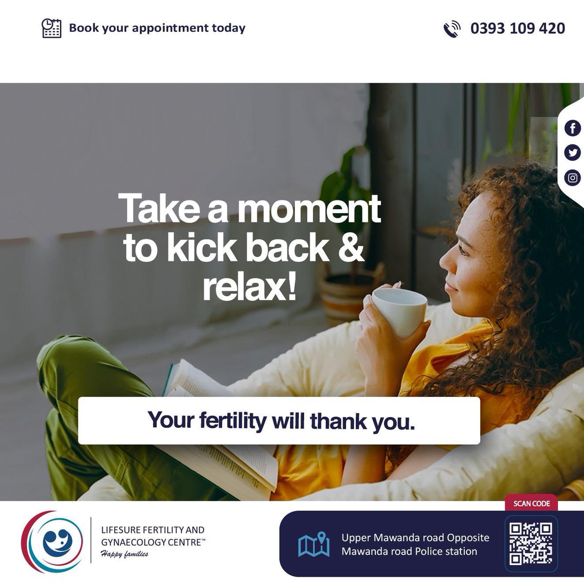 LifesureC's tweet image. In the journey towards parenthood, it’s easy to underestimate how much mental well-being impacts physical health including fertility. Stress affects fertility more than we often realize.
So, take that nap, go for that walk or go for that spa day, guilt-free.
#Fertility