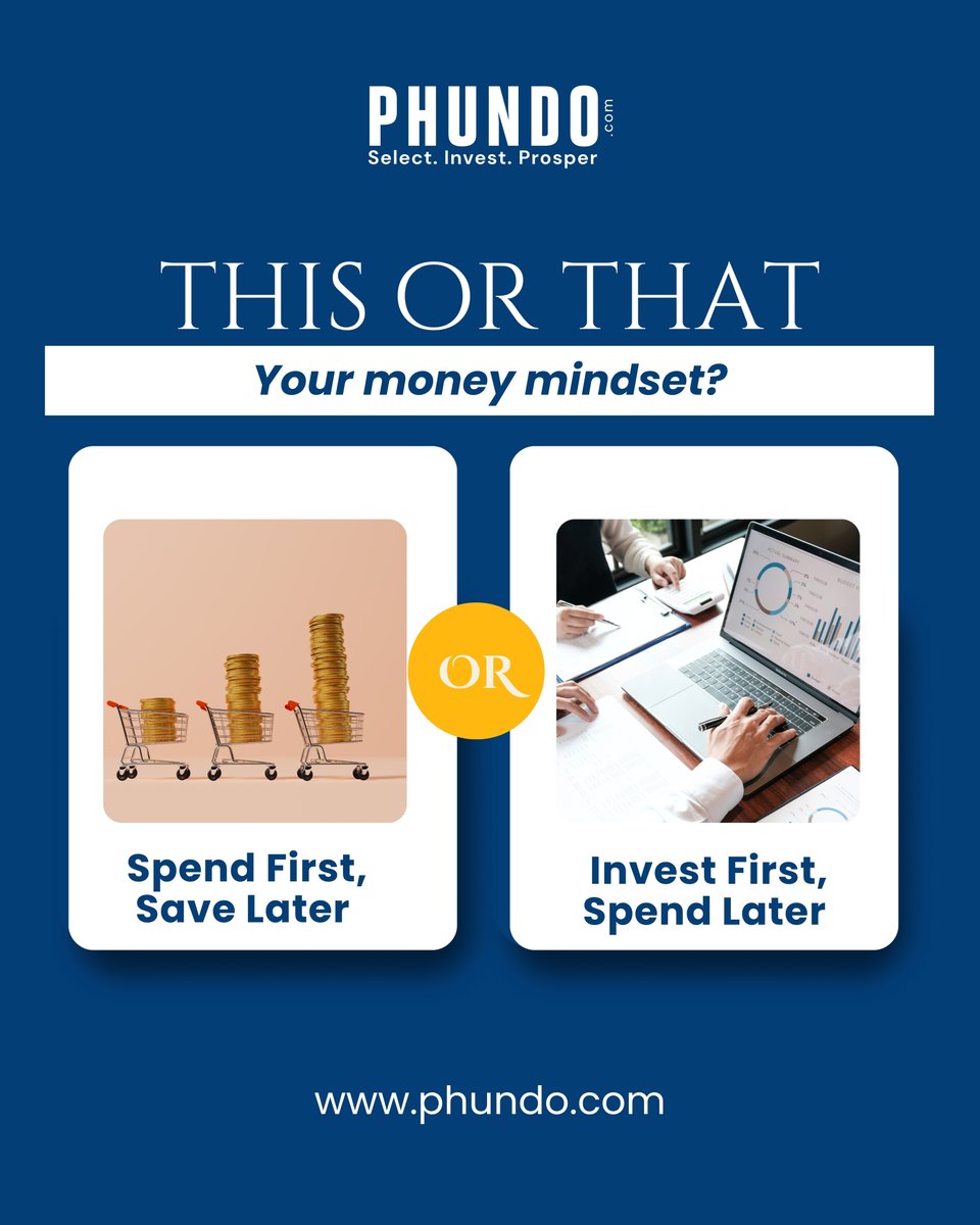Phundos's tweet photo. Your habits shape your financial future. Drop your pick in the comments!

#Phundo #MoneyMindset #InvestSmart #SmartInvesting #ThisOrThat #PersonalFinance #WealthBuilding #FinancialDiscipline #InvestFirst #FinanceTips https://t.co/7IW1iou9kE