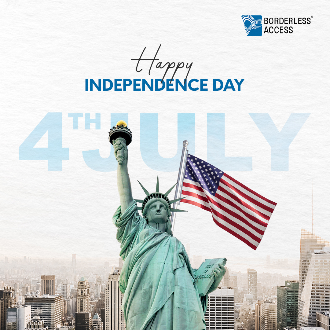 Wishing our clients, partners, and colleagues a Happy #FourthofJuly.

#HappyIndependenceDay #4thofJuly #Freedom #Equality #Celebration #USA #BorderlessAccess