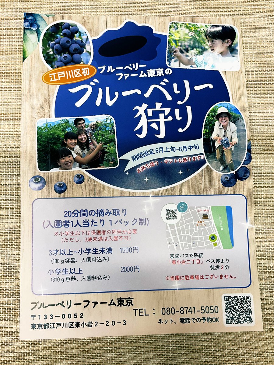 208summit's tweet photo. 東京都産の🫐ブルーベリー🫐が入荷しました😋
『ブルーベリーファーム東京』さんが栽培🫐(なんと江戸川区‼️)
      …みずみずしくて美味しかった⭐️…
瑞江店には毎週水曜日に入荷予定です😀
(天候不順で収穫出来ないこともありますが‥☔️)

期間限定・数量限定です‼️
お店で見かけた際はお早めに⭐️ https://t.co/wUwPfheYhG