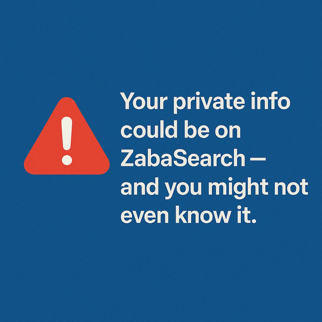 defamationdefen's tweet image. 🚨 Your private info could be on ZabaSearch — and you might not even know it.

🔍 Learn how to opt out of ZabaSearch and take back control of your personal data with this step-by-step removal guide 👇
➡️ defamationdefenders.com/zabasearch-opt…
#ZabaSearchOptOut #OnlinePrivacy #DataRemoval…