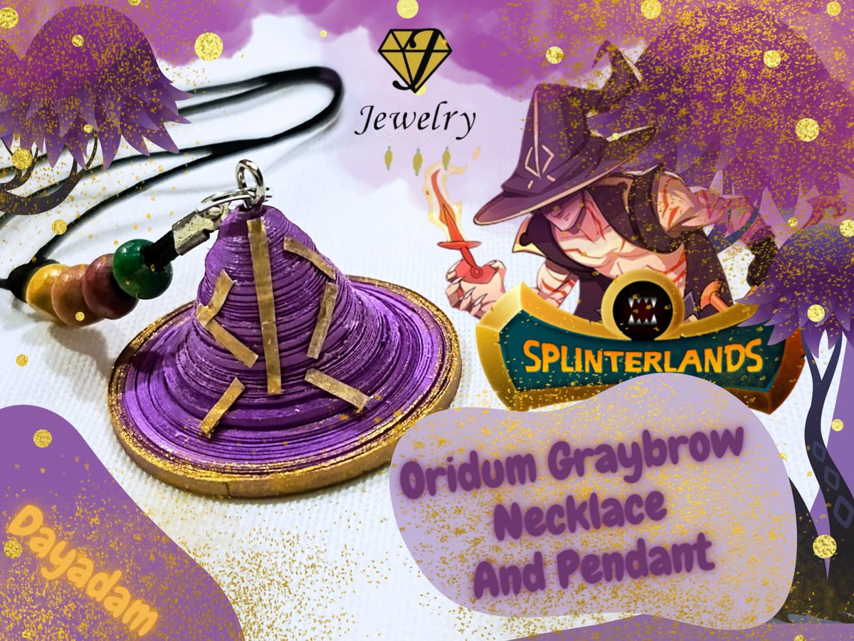 Les dejo mi participación de la semana en el <a href="/splinterlands/">Splinterlands</a> social media Challenger donde realicé un dije para collar inspirado en la carta Oridum Graybrow en la técnica de #quilling #hive #splinterlands #play2earn #spt #art <a href="/Jewelry2023/">Jewelry</a>

peakd.com/hive-189504/@d…