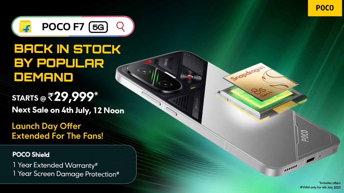 So, As per official confirmation this is the LAST DAY where you can avail the~

🛡️1 year screen damage protection

📲1 year extended warranty 

THIS OFFER WILL NOT COME BACK‼️

So, if you are planning to get the F7 then this might be the best time.

Sale - Today - 12pm ⌛