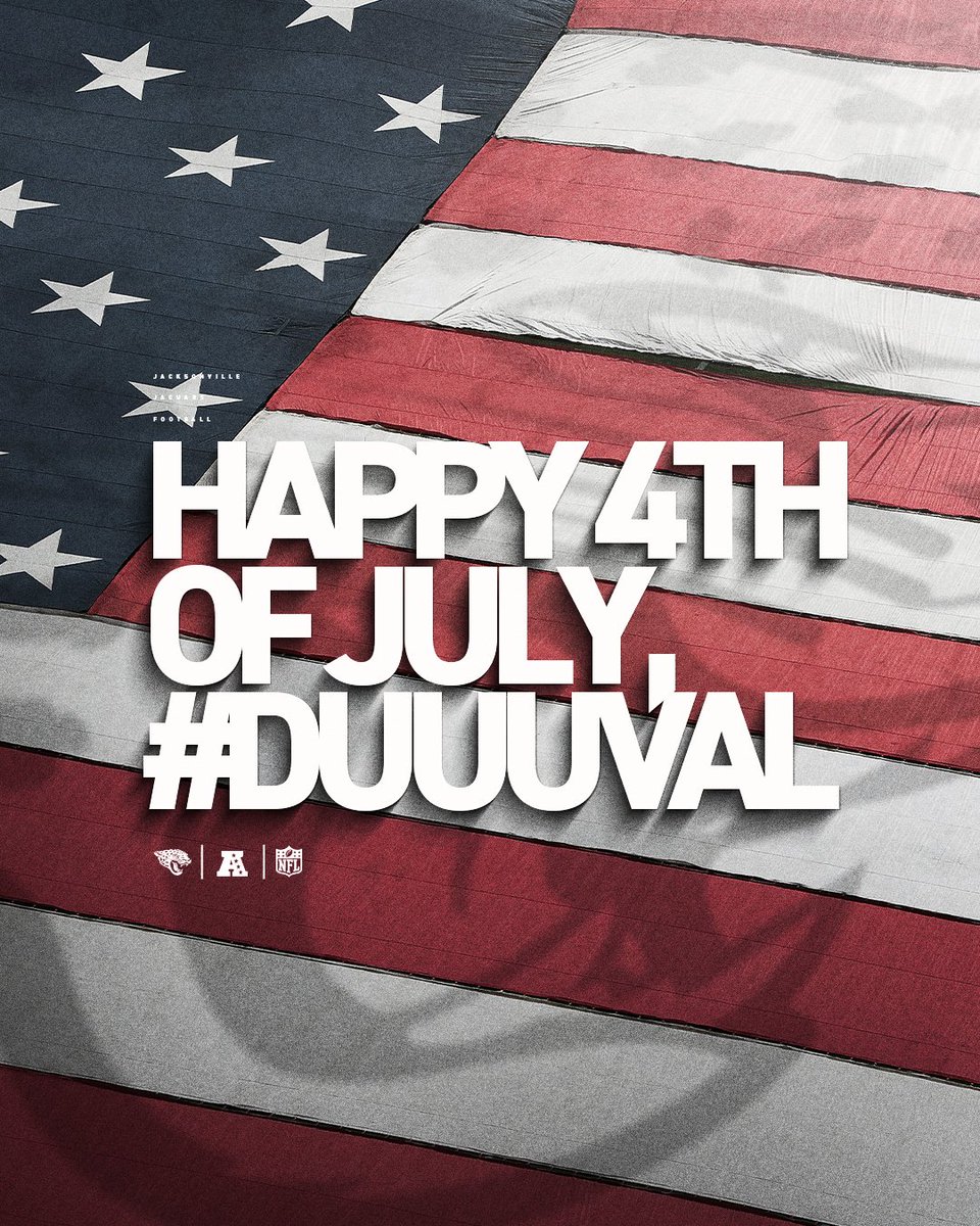 Have a safe and happy Independence Day, #DUUUVAL! 🇺🇸