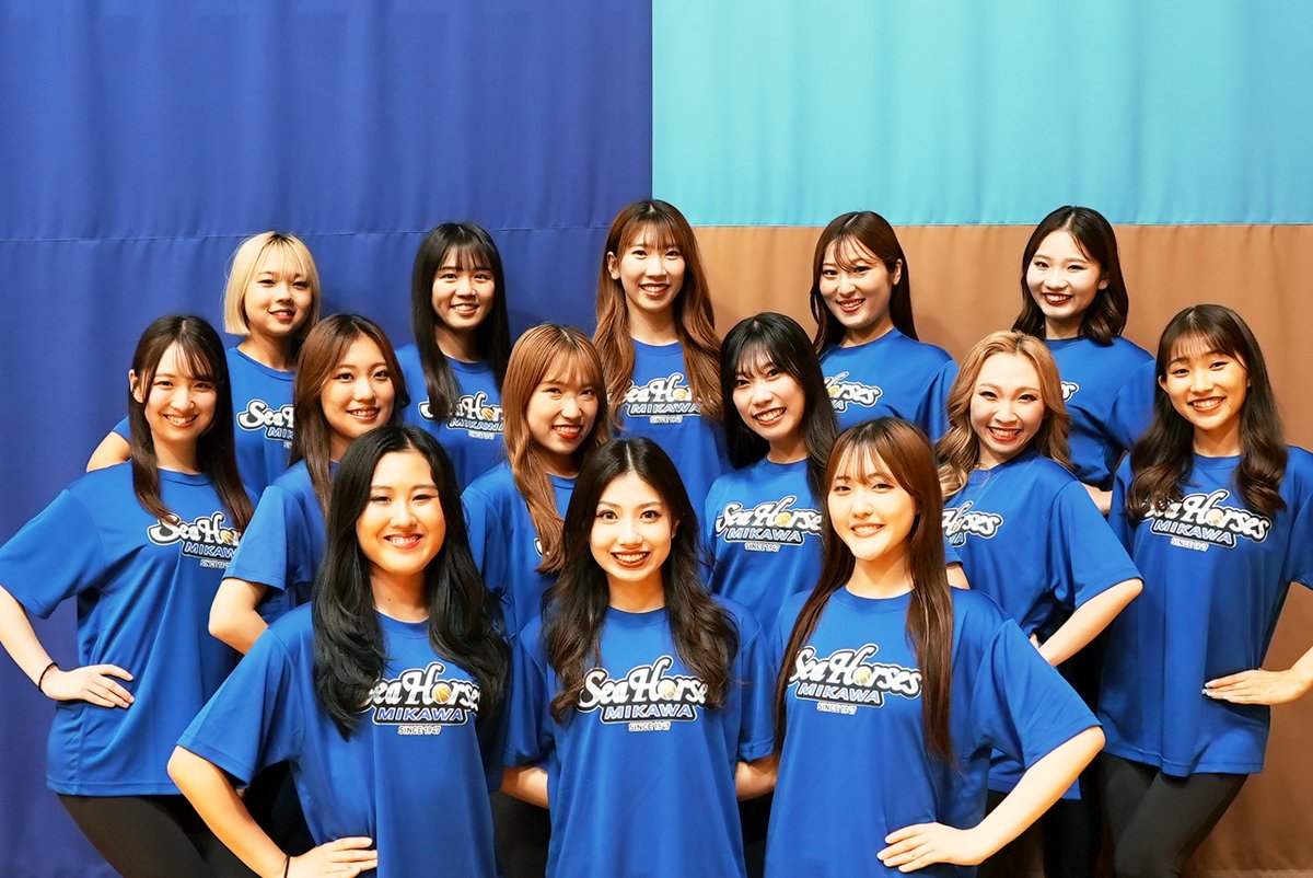 go_seahorses's tweet photo. 💙チア情報💙
2025-26シーズン「Super Girls(スーパーガールズ)」メンバー発表‼️皆さまと共に届ける大青援📣💙熱量あふれるパフォーマンスにもご期待ください🤝✨

▽詳細
https://t.co/tScG9U5tO2

#シーホース三河 #Bチア #Bリーグ https://t.co/2WhdNE9krT