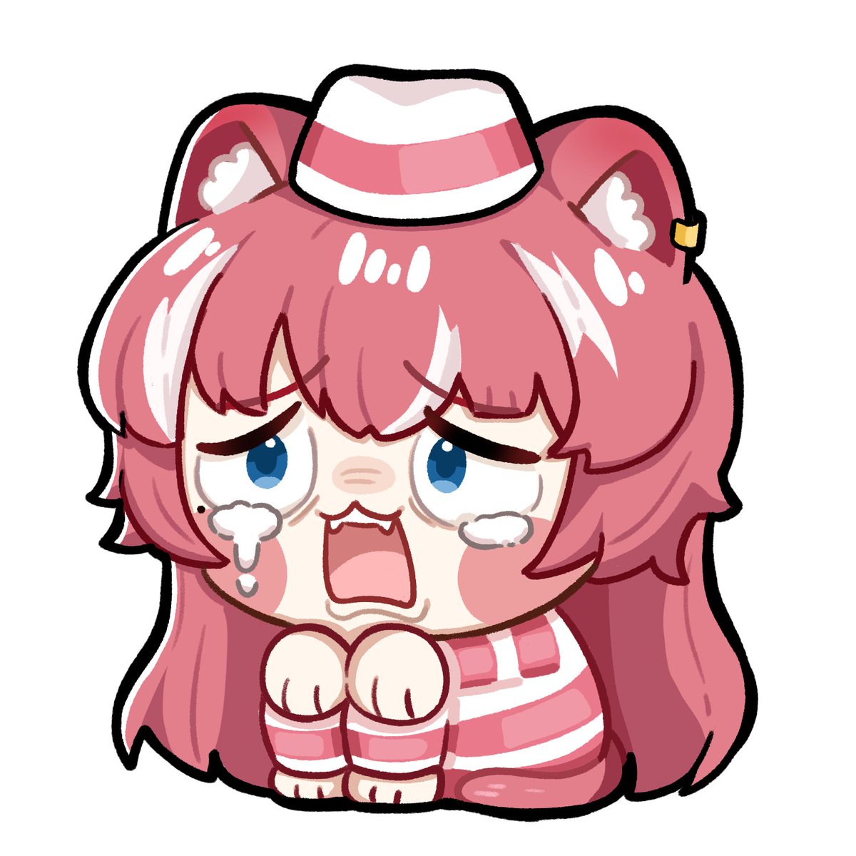 19meow_'s tweet image. ⸜⸜牢友 — 阿基⸝⸝
#kiraliart
看阿基坐poppy playtime的牢衍生出來的牢友（X