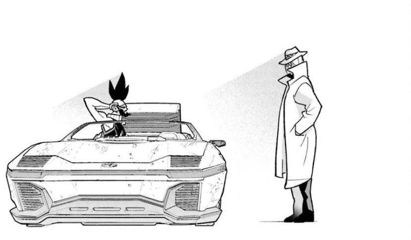 ◤◢◤◢◤◢◤◢◤◢◤◢◤◢◤◢◤◢◤◢◤◢◤
『サイバーパンク: エッジランナーズ MADNESS』
エピソード 5（後編）公開⚡️⚡️
◤◢◤◢◤◢◤◢◤◢◤◢◤◢◤◢◤◢◤◢◤◢◤

「ま…　まじで親父じゃねぇか！」

エッジランナーを目指して進むはずが、
盗んだ車の処理に追われて