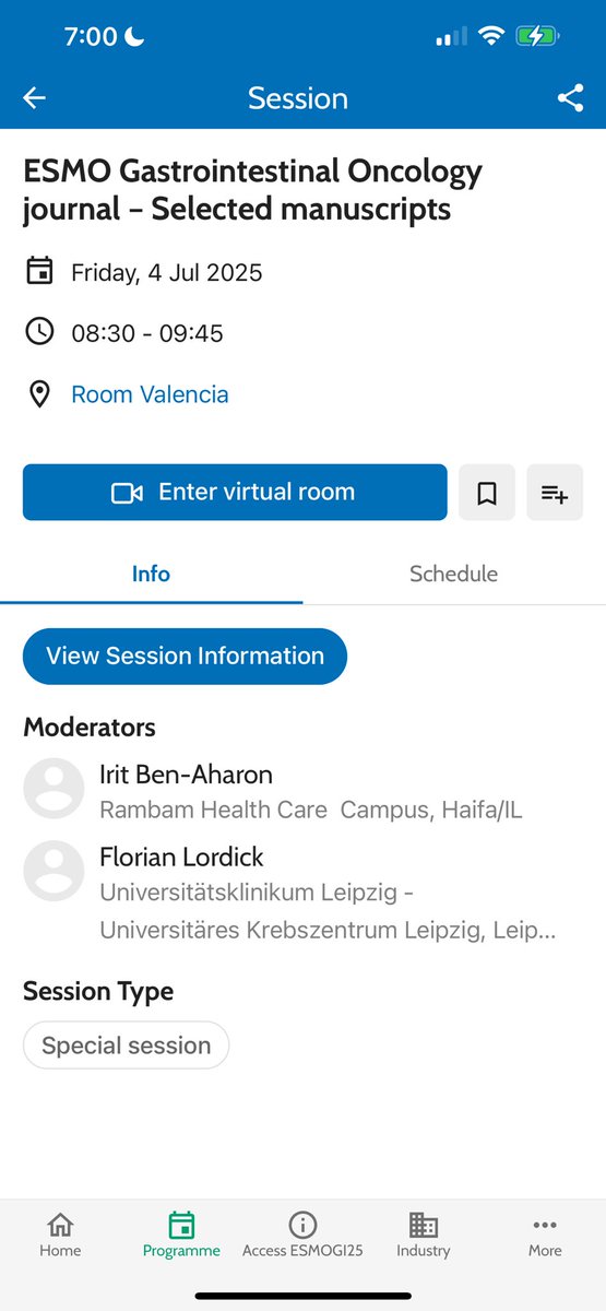CathyEngMD's tweet photo. Come join us this AM in the Valencia Room this AM at 8:30AM @ben_irit and Dr. Florian Lordick @myESMO G.I. journal select manuscripts: #ESMOGI25 #ESMOAmbassadors #cancer #canceresearch https://t.co/cgXwet7QjZ