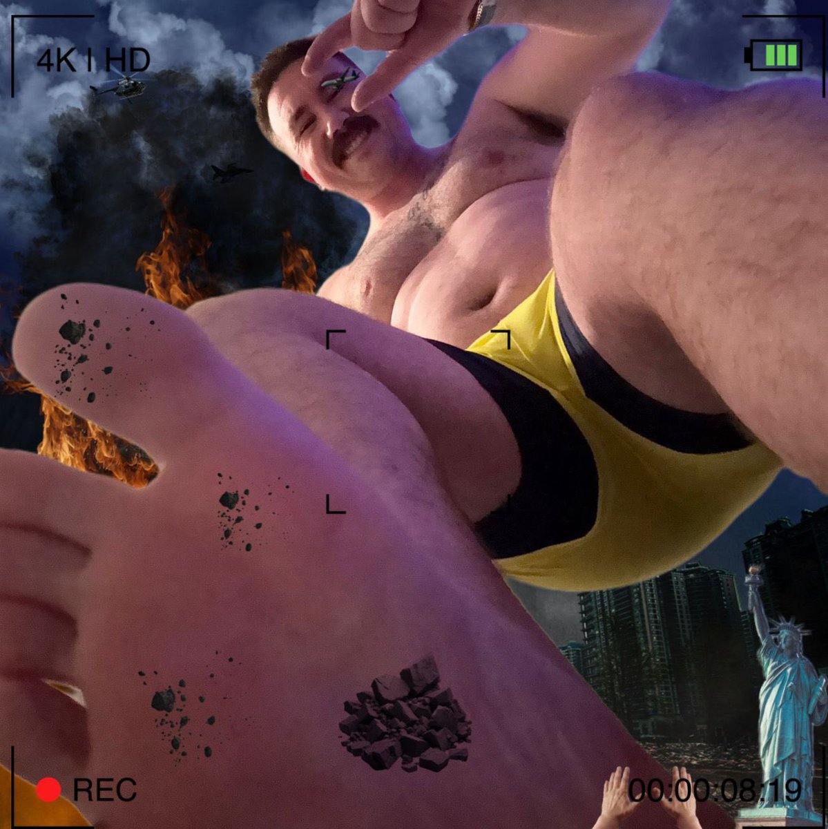 CashmasterSpike's tweet photo. You’re not even ant-sized to me. You’re just debris stuck to my heel, clinging to the last place I stepped, praying I notice you before I grind you deeper into the dirt. Happy 4th yall. 😈 https://t.co/k2hcg1g034