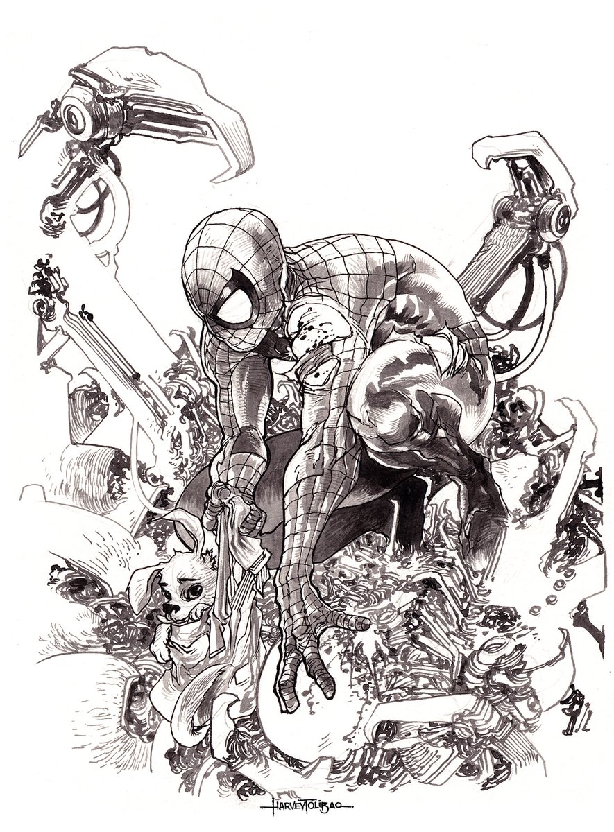 harveytolibao's tweet image. ...spidey saves a pixar puppy.
this is part of fundraising for
a very good friend with next
comic art family & comic art
fans.
art truly makes a difference.
#nextcomicart #harveytolibao