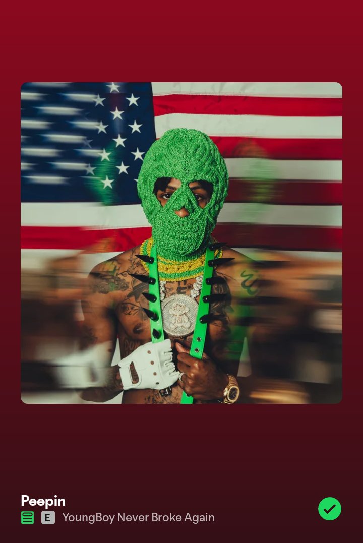 Whoever produce this song deserve some accolades 👏 song so tuff and perfect man 😤🔥🔥 

NBA YoungBoy is back 🥶 #MASA July 25th 🇺🇸💚💚