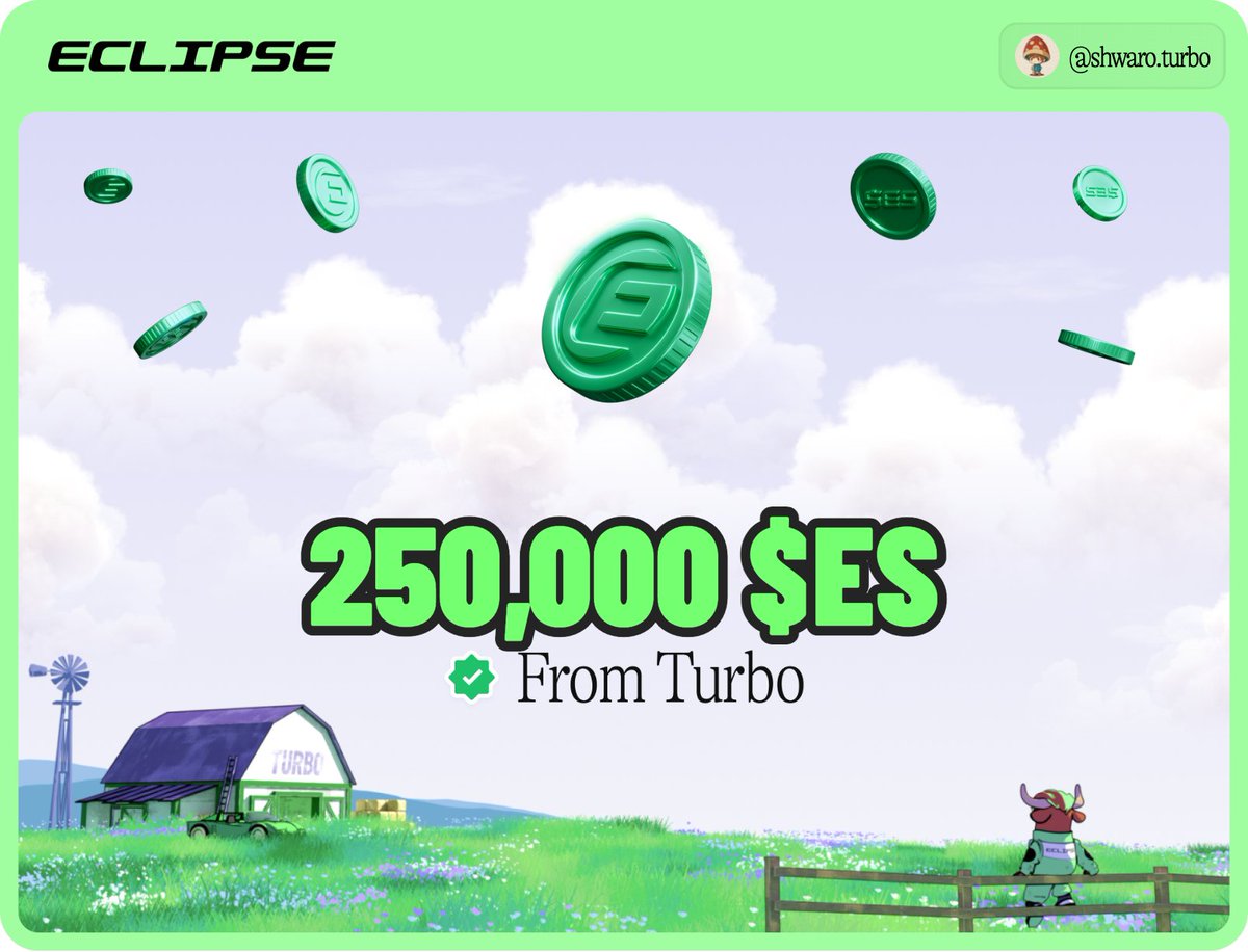 shwaro's tweet image. Eclipse is Everything 🚀🚀
Huge $ES allocation 🔥
Big Thanks to @EclipseFND @Alucard_eth