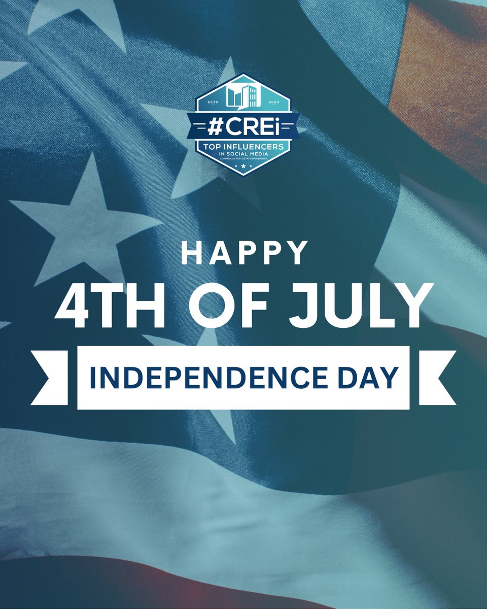 creisummit's tweet image. Happy Independence Day from CREi Summit!
Today, we celebrate the freedom that fuels innovation, entrepreneurship, and opportunity - values that run deep in both our country and the commercial real estate industry.
Have a happy and safe 4th of July!