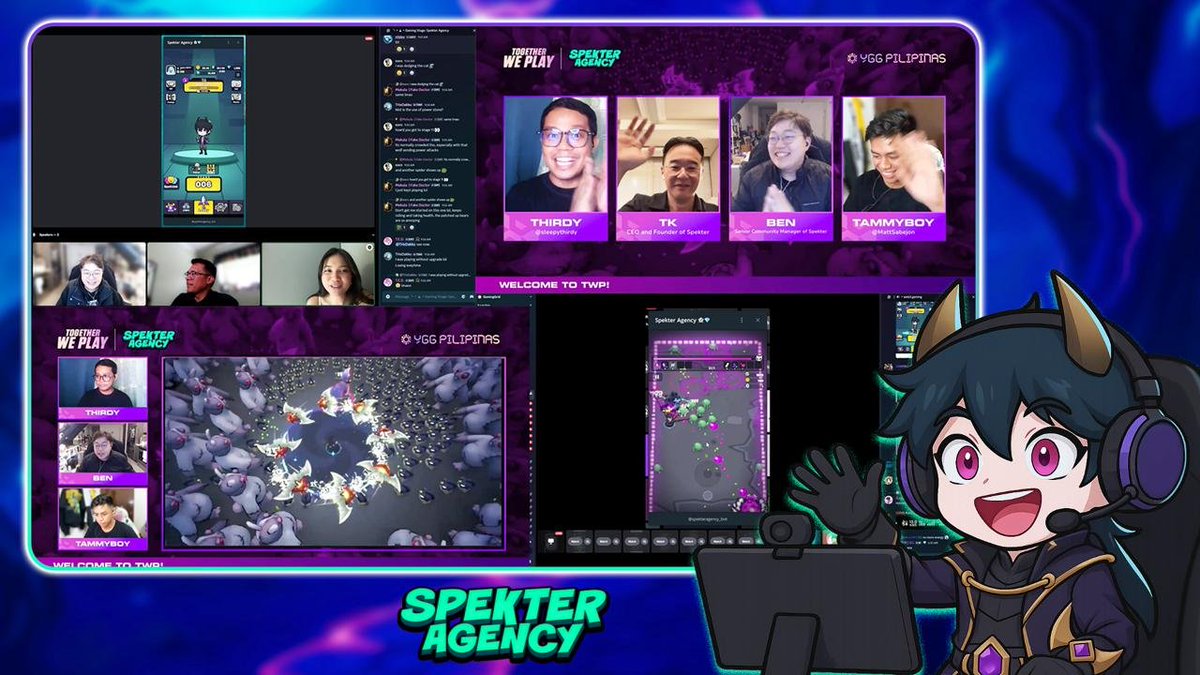Spekter Agency (@spekteragency) on Twitter photo Weโve been hanging out with legends lately ๐พ
Huge thanks to <a href="/YGGPilipinas/">YGG Pilipinas</a>, <a href="/GamingGridx/">GamingGrid ๐</a>, <a href="/OlympusPr1me/">Olympus Prime</a> & our own gaming fam for joining game nights and dropping awesome feedback!
Spekter Agency is rising โ and weโre bringing the whole community with us ๐ Weโve been hanging out with legends lately ๐พ
Huge thanks to <a href="/YGGPilipinas/">YGG Pilipinas</a>, <a href="/GamingGridx/">GamingGrid ๐</a>, <a href="/OlympusPr1me/">Olympus Prime</a> & our own gaming fam for joining game nights and dropping awesome feedback!
Spekter Agency is rising โ and weโre bringing the whole community with us ๐