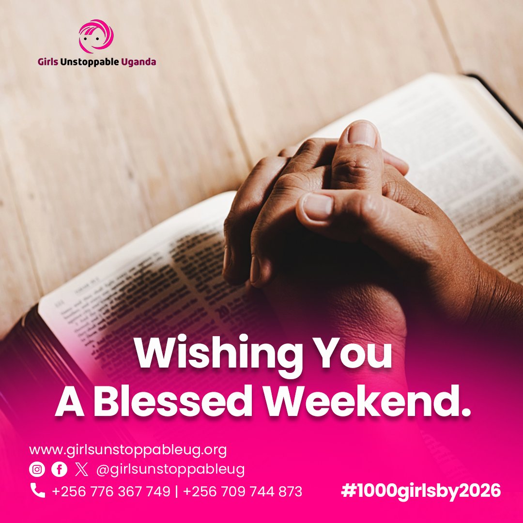 As the weekend begins, we pray for peace, strength, and joy in everything you do. 

May you find rest, reflection and a continued spirit of giving, kindness, and hope.

Have a blessed weekend! 
#WeekendPrayer #EmpoweringGirlsForImpact #1000GirlsBy2026