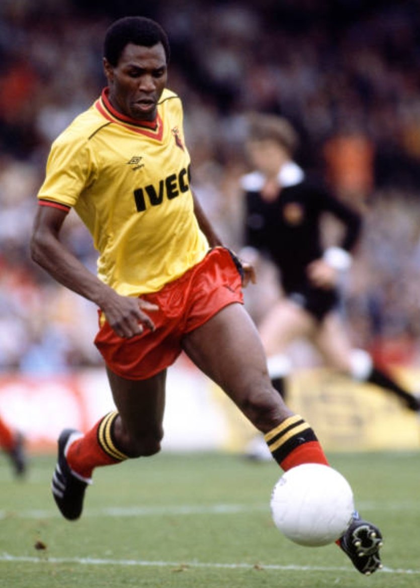 Luther Blissett in action for Watford

#WFC #Watford #Hornets