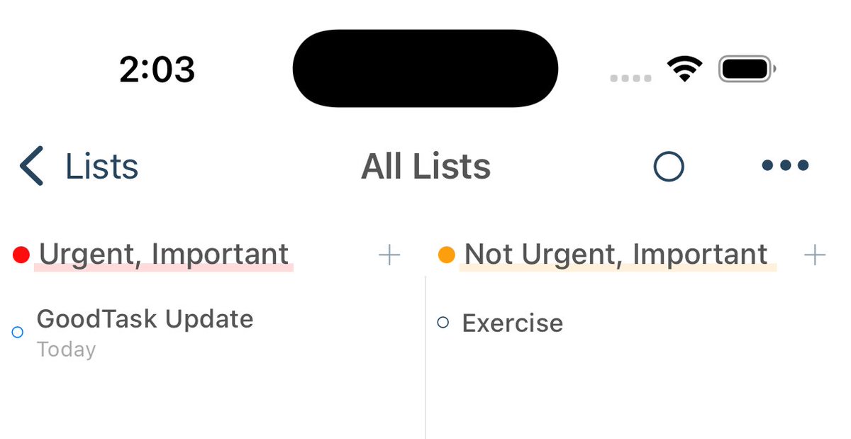 New Matrix View will join suite of views on GoodTask next week. 🤠