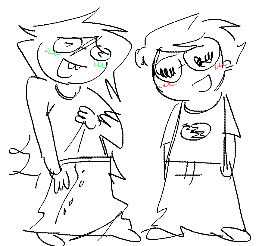 Davejad3's tweet image. Day 99 ❤️
what are they singing bruh
#homestuck #davejade