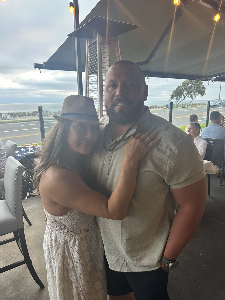 Celebrating our 4th anniversary at the place we ate before our wedding… thank you #carlsbad