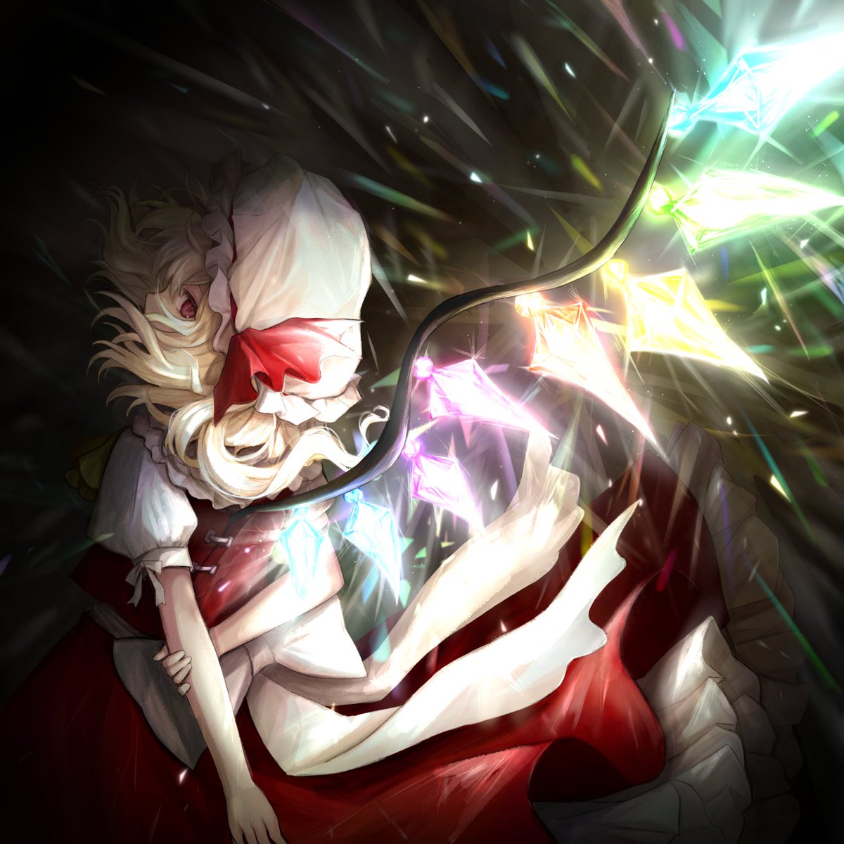 sasamik_'s tweet image. #7月4日はフランの日 
暗闇と光テーマの同人誌から再掲です🦇