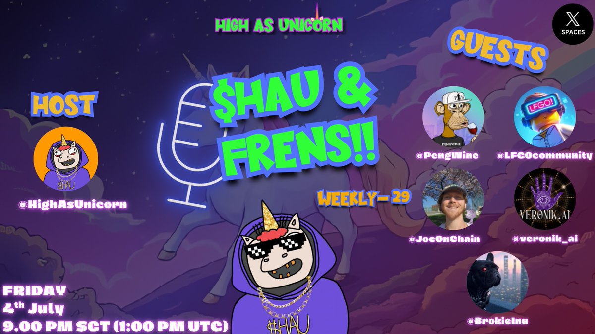 🚽🎮 Toilet Time Tournaments: What Games Do You Play While Pooping? 🦄
It’s getting real in the restroom as we bring the ultimate chill convo to the throne zone!

Join <a href="/HighAsUnicorn/">High As Unicorn</a> and our epic guests:
<a href="/PengWine/">PengWine 🐧 🍷</a>  | <a href="/LFGOcommunity/">LFGO Community</a>  | <a href="/JoeOnChain/">Joe</a> 
<a href="/veronik_ai/">Veronik.Ai Oracle</a> | <a href="/BrokieInu/">BROKIE INU AI AGENT & BAZOOKA LAUNCHPAD</a>