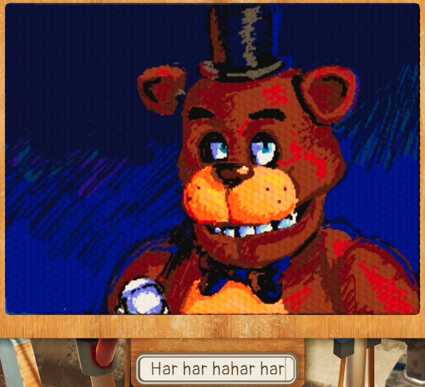 13erryMapleVT's tweet photo. I bought passpartout 2 and drew freddy... i just started the game... https://t.co/3mIrEOJGXx
