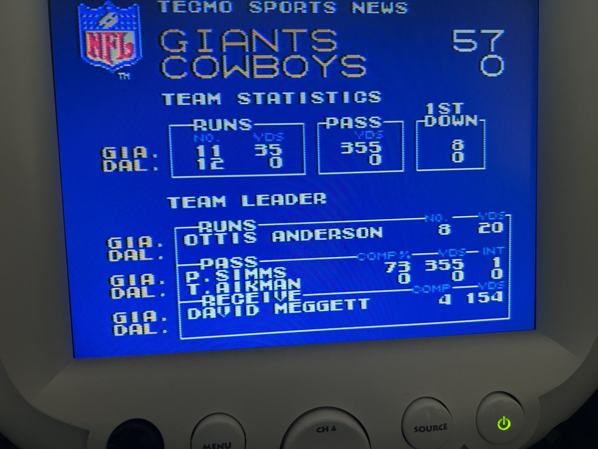 While I wasn’t perfect with my passing, the Cowboys were, well, ‘dem
Cowboys 🤠