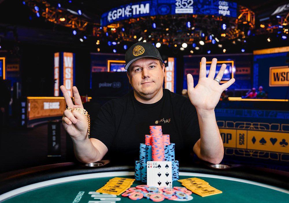 Shaun Deeb has just won his 7th WSOP gold bracelet in Event #79: $100,000 High Roller Pot-Limit Omaha. Deeb becomes the 5th player this series to win his 7th bracelet. He defeated Isaac Haxton in heads-up play to take home the gold bracelet and first-place prize of $2,957,860.