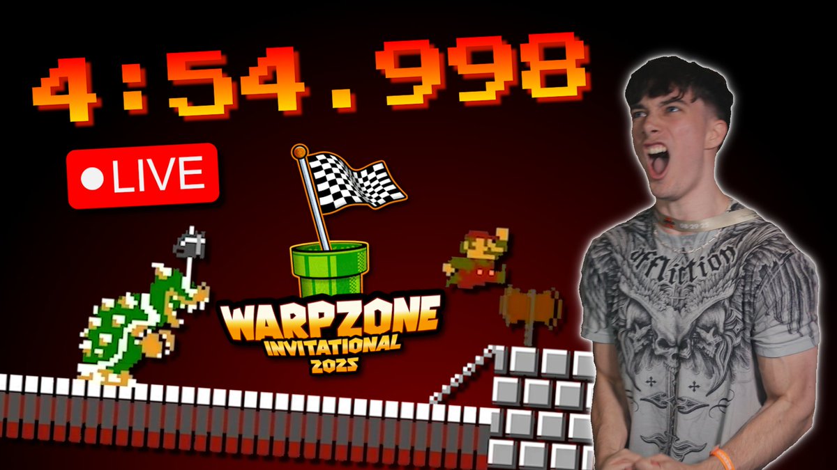 youtu.be/8wQpNST_n0M 4:54.998 in a Live Competition, one of the most hype videos I've ever edited and posted! Premiering now, be sure to tune in!