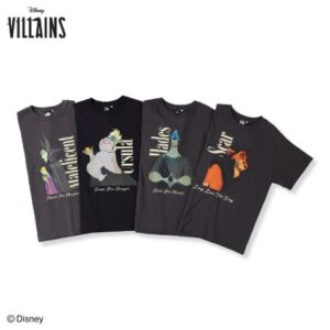【流通なし❣】 新品 未使用 ヴィランズ Tシャツ 2枚セット しまむら 完売品 しまむら『ディズニー ヴィランズ』コラボ！スカー、アースラ、ハデス