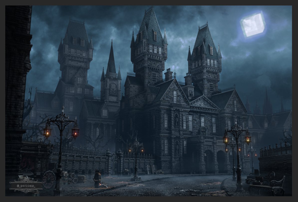 welcome to... Yharnam?
Bloodborne:                              Minecraft: