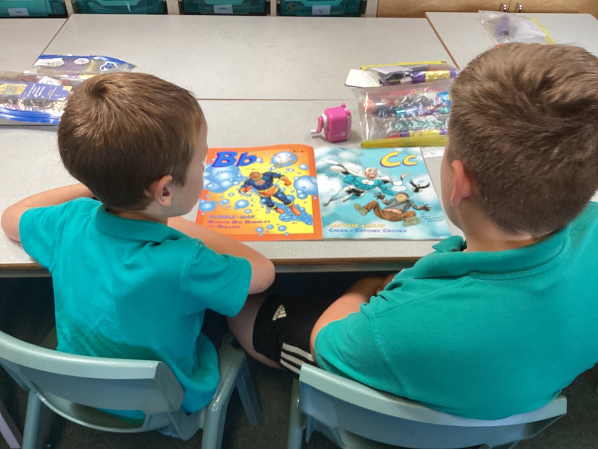 Year One and Year Six were excited about their final reading buddies session. Lots of reading and sharing of stories enjoyed by all.