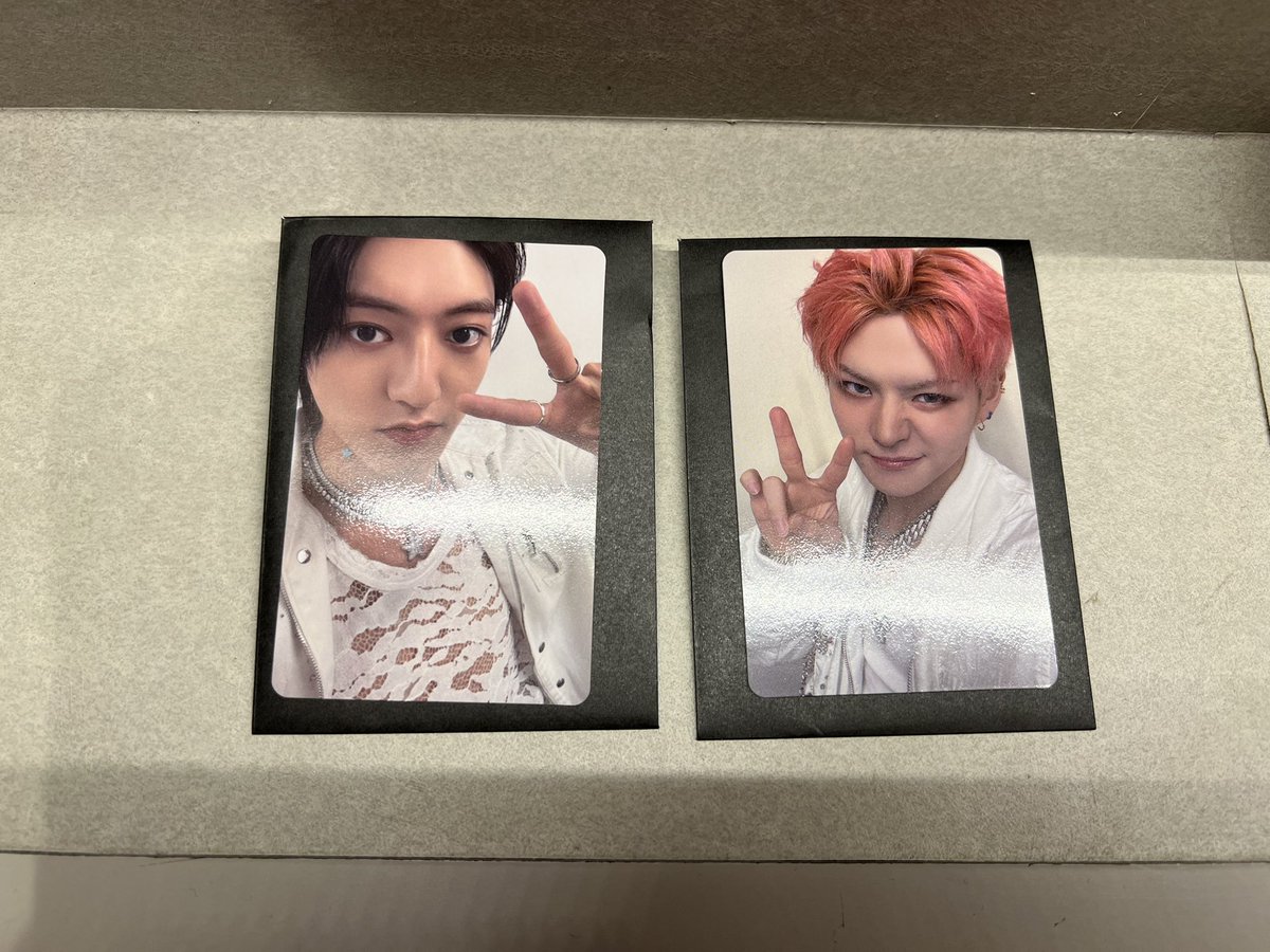 chs_ksh's tweet photo. treasure POPUP 渋谷　トレカ　交換

譲 ハルト、ヨシ
求 同種ヒョンソク

郵送での取引を希望します。
条件の合う方はリプor DMお願いします🙇‍♀️ https://t.co/obVV5A9ZE3