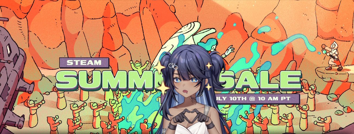 SENFYE's tweet image. Recommend me 1 game I should get from Summer Sale! 💙