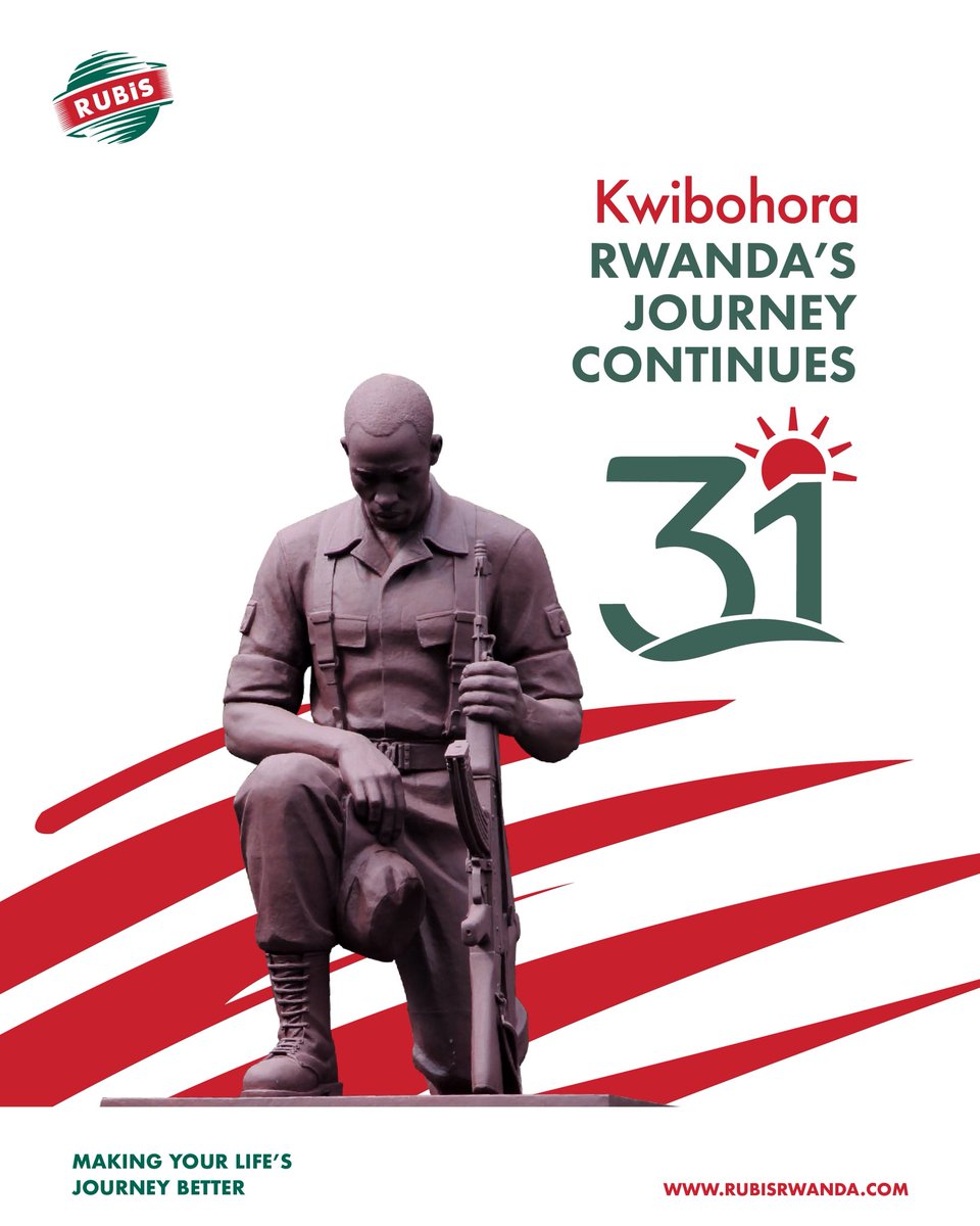 31 years of resilience, unity, and progress.

Happy liberation day🇷🇼

 #Kwibohora31