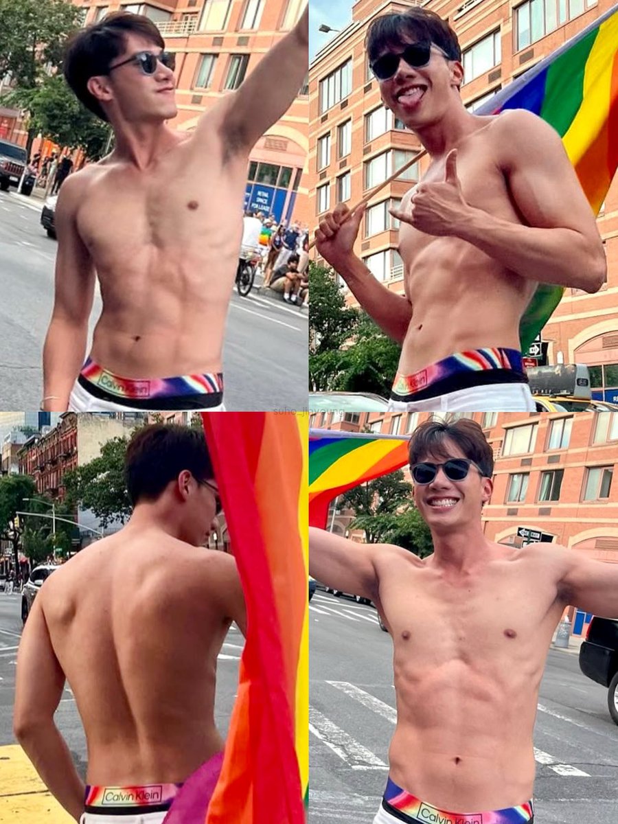 suho_jinyoung's tweet photo. tul pakorn at nyc pride parade 2022 🏳️‍🌈 https://t.co/crOUZhBXa3