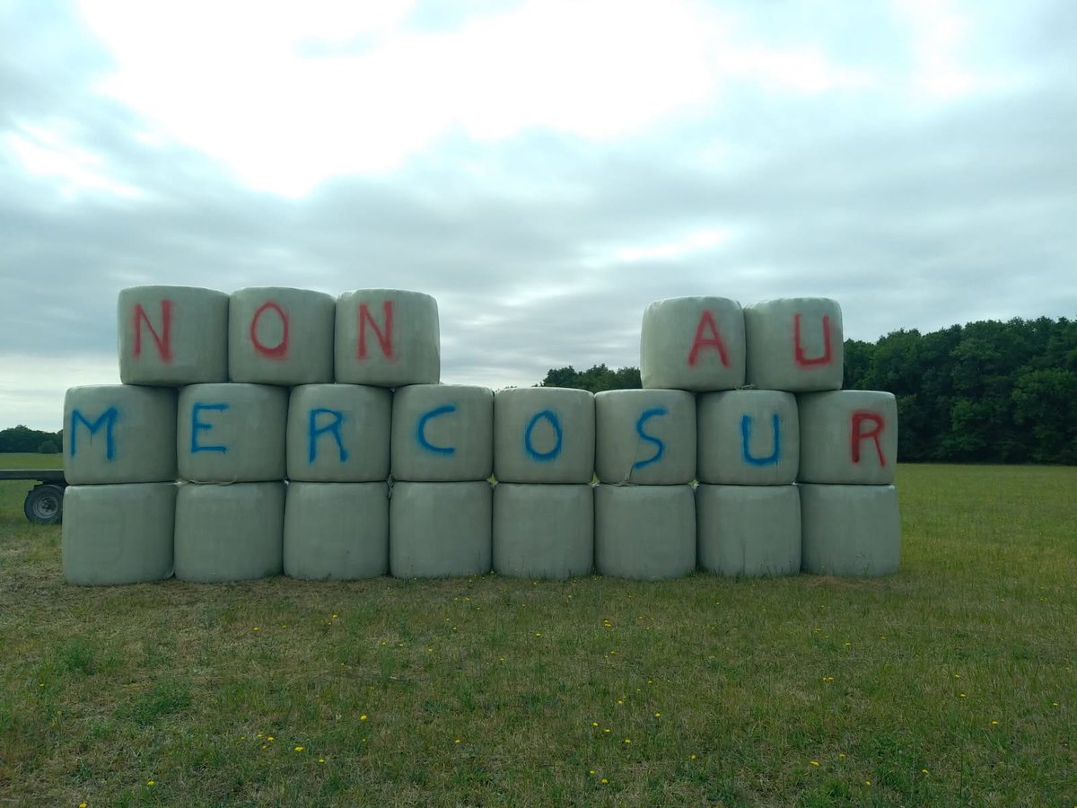FDSEAVendee's tweet image. 🚨 Accord UE-Mercosur : une trahison pour nos éleveurs !
🥩 99 000 t de viande sud-américaine pourraient entrer en Europe.
📣 Mobilisation nationale le 9 juillet, 11h-14h30, devant l’Ambassade du Brésil à Paris.
✊ #NONauMercosur
📞 Infos : 02 51 36 82 06