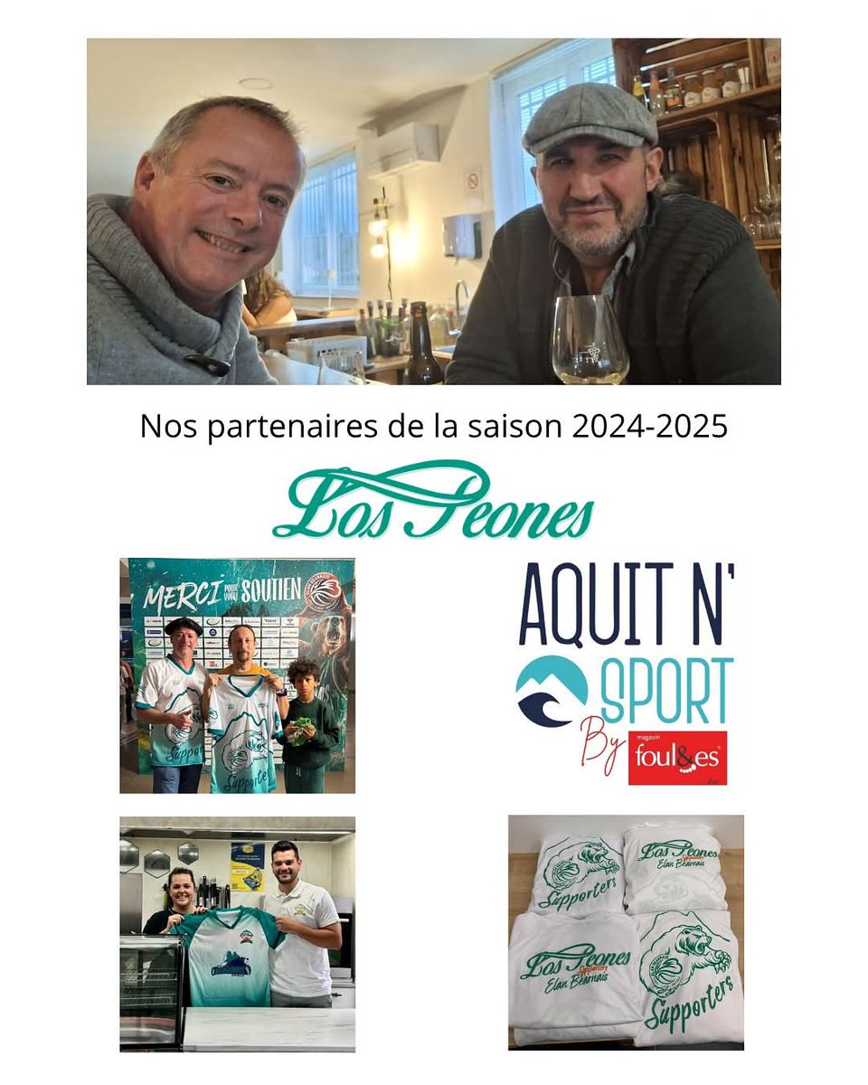 Nous remercions infiniment nos partenaires qui nous ont soutenu durant cette saison.
Merci <a href="/abbaplast/">AbbaPlast</a>
Merci @marion_et_cie_64 
Merci @delacaveauverre 
Merci AQUITN'SPORT

Nous vous souhaitons un bel été et à très vite pour une nouvelle saison, tous ensemble 💚

📸 <a href="/fabpicturecom/">fabpicture</a>