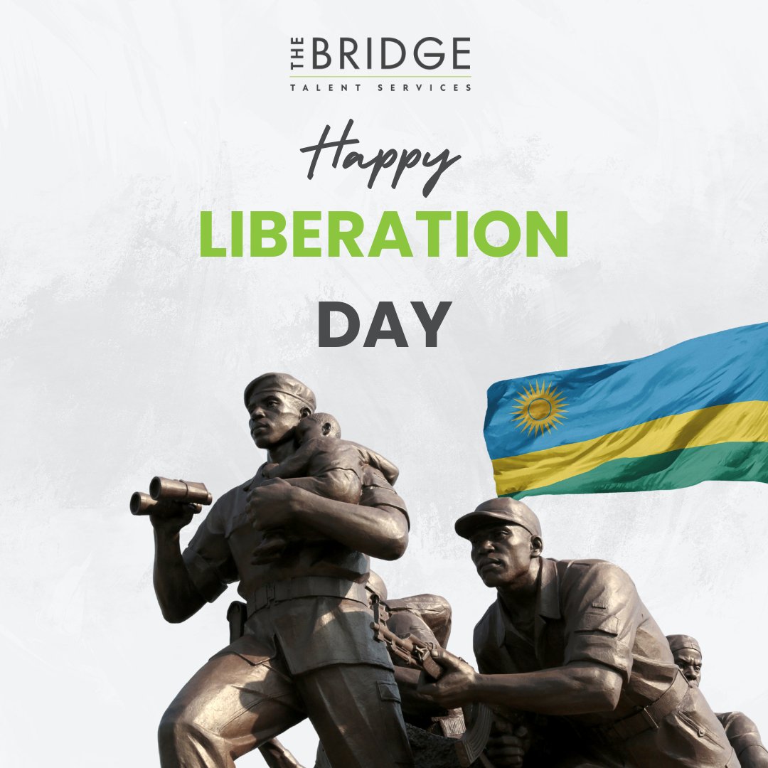 We celebrate the courage of our national heroes—the brave men and women who made the ultimate sacrifice for our nation. Today, we honor and remember their legacy.

Happy Liberation Day, Rwanda! #kwibohora31