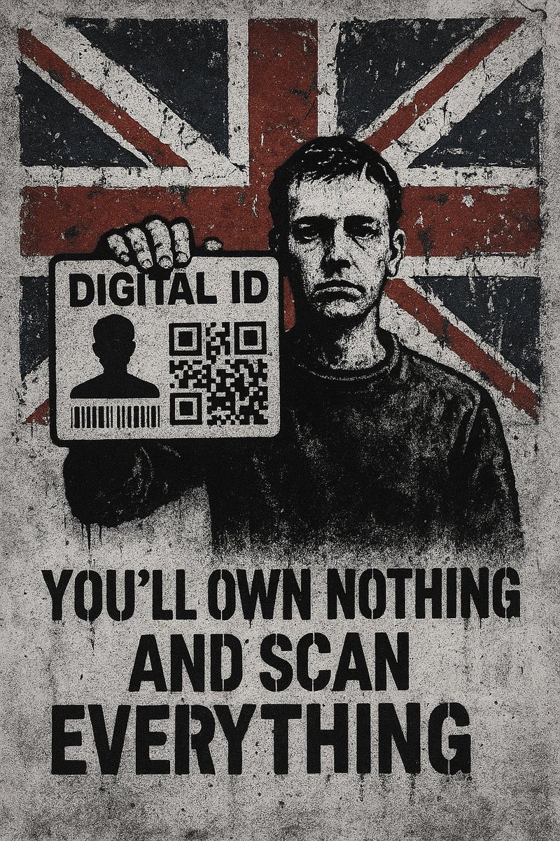 My forthcoming book Cancel THIS launches a full-on rebellion against Britain's cancel culture, sparking a revolution for free speech, reason and unapologetic truth.
Extract here👇

Digital ID: You’ll Own Nothing and Scan Everything

Welcome to Brave New Blighty, where your papers