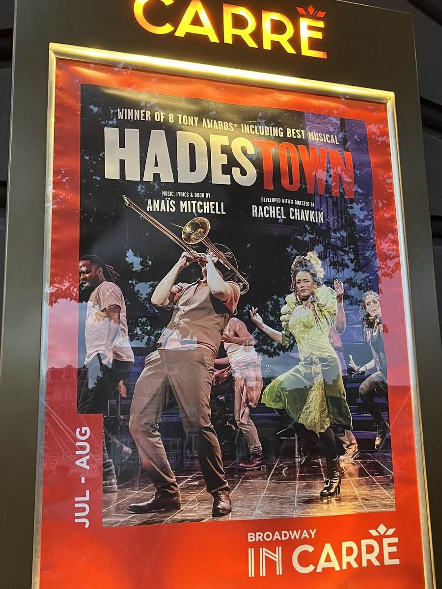 I saw Hadestown yesterday and it was SO GOOOD! Totally get the hype now🤩