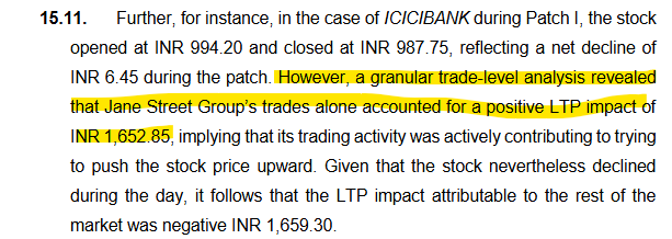 PASAMTrading's tweet photo. @TanmayKurtkoti Can you please explain, what is 1652 here....does it mean that if there were no opposite forces, ICICI Bank's price would have risen by Rs. 1652 that day https://t.co/l2VZKt1UxI