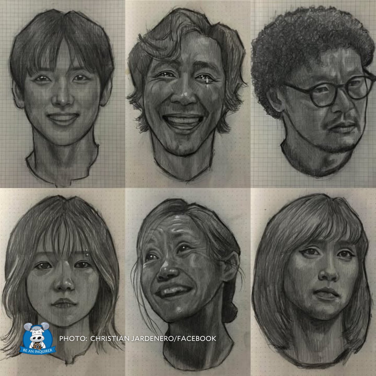 BeAnINQUIRER's tweet photo. 'TIME TO PLAY ONE LAST TIME' 🦑⭕️

LOOK: An artist from San Jose del Monte City, Bulacan, created a fan art featuring the players from the recently concluded Korean thriller series "Squid Game." 

📸: Christian Jardenero/Facebook | @edlyrandioINQ https://t.co/SkCeR47KOQ
