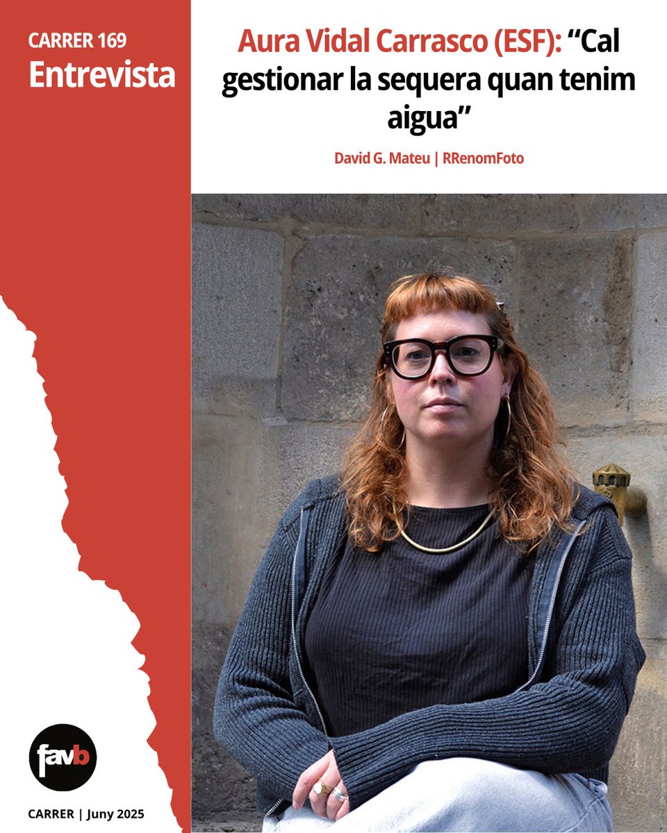 laveudelcarrer's tweet image. 🔴 CARRER 169 | Aura Vidal ens parla de com hauríem de gestionar l'aigua en un país on en gastem més de la que tenim
✍️ David G. Mateu
📸 RRenomFoto
🔗 carrer.cat/article/aura-v…