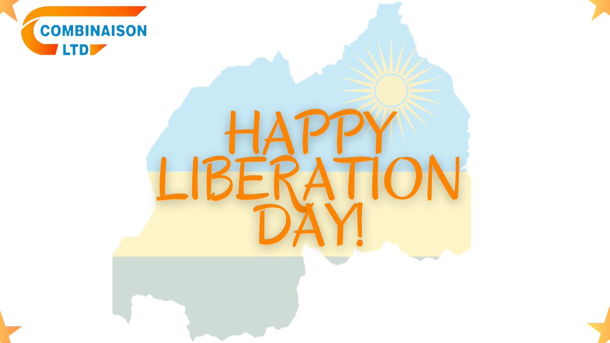 Happy Liberation Day!
COMBINAISON Ltd joins all Rwandans in celebrating this day of resilience, unity, and hope.
Together, we honor the past and commit to building a stronger future for our nation.
#LiberationDay #Rwanda #COMBINAISON #Unity #Progress