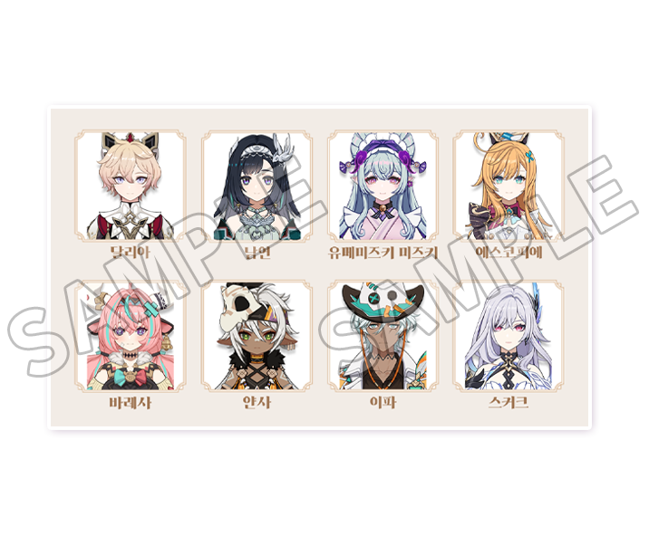 原神カフェ in ソウル」の『自分だけの原神名刺作り』に2025年7月5日