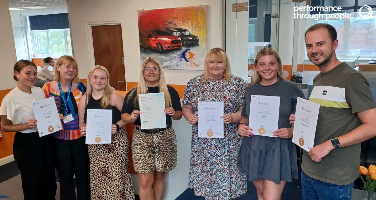 Huge congratulations to our amazing learners from Click Dealer - all 6 of them have smashed their goals and achieved either Business Admin L3, Team Leader L3, or Customer Service Practitioner L2!

#SuccessStory #ApprenticeshipAchievement