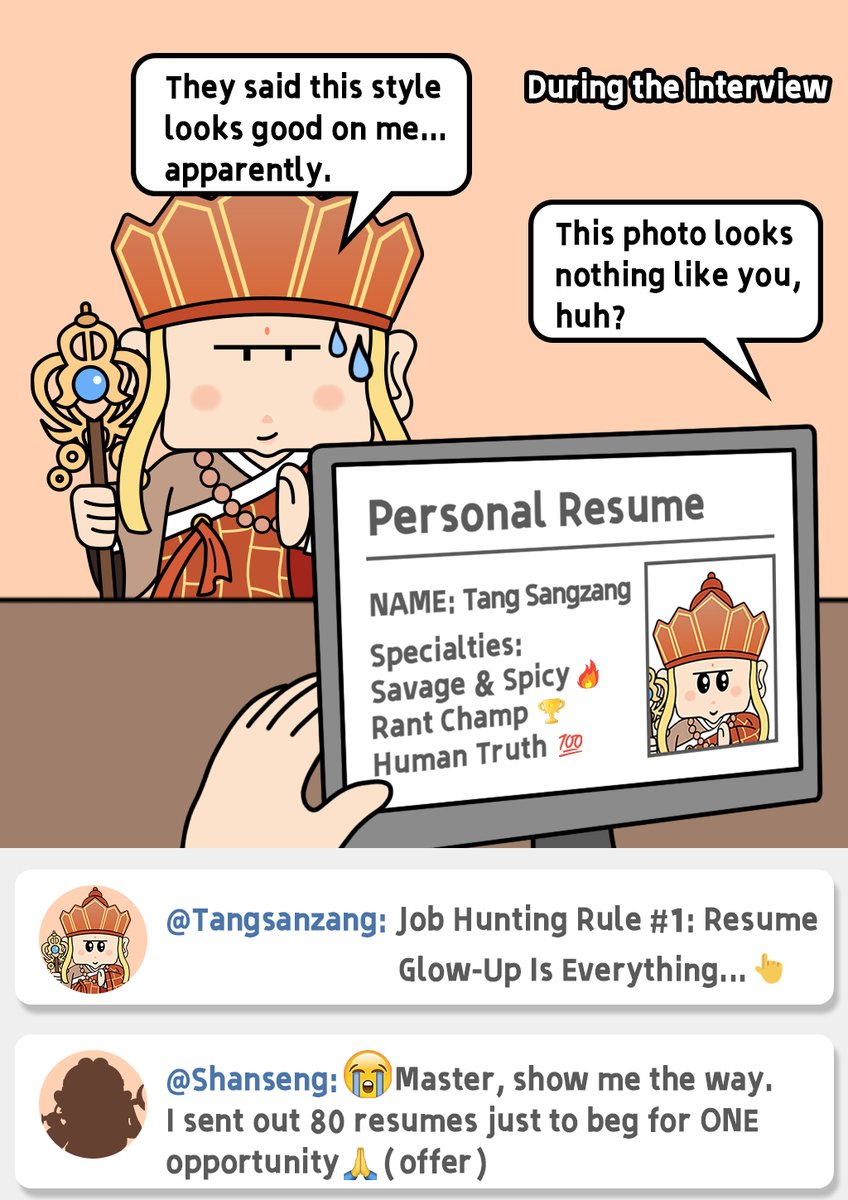 #TheNewJourney When I graduated and was interviewing for my first job...be like 👇😅