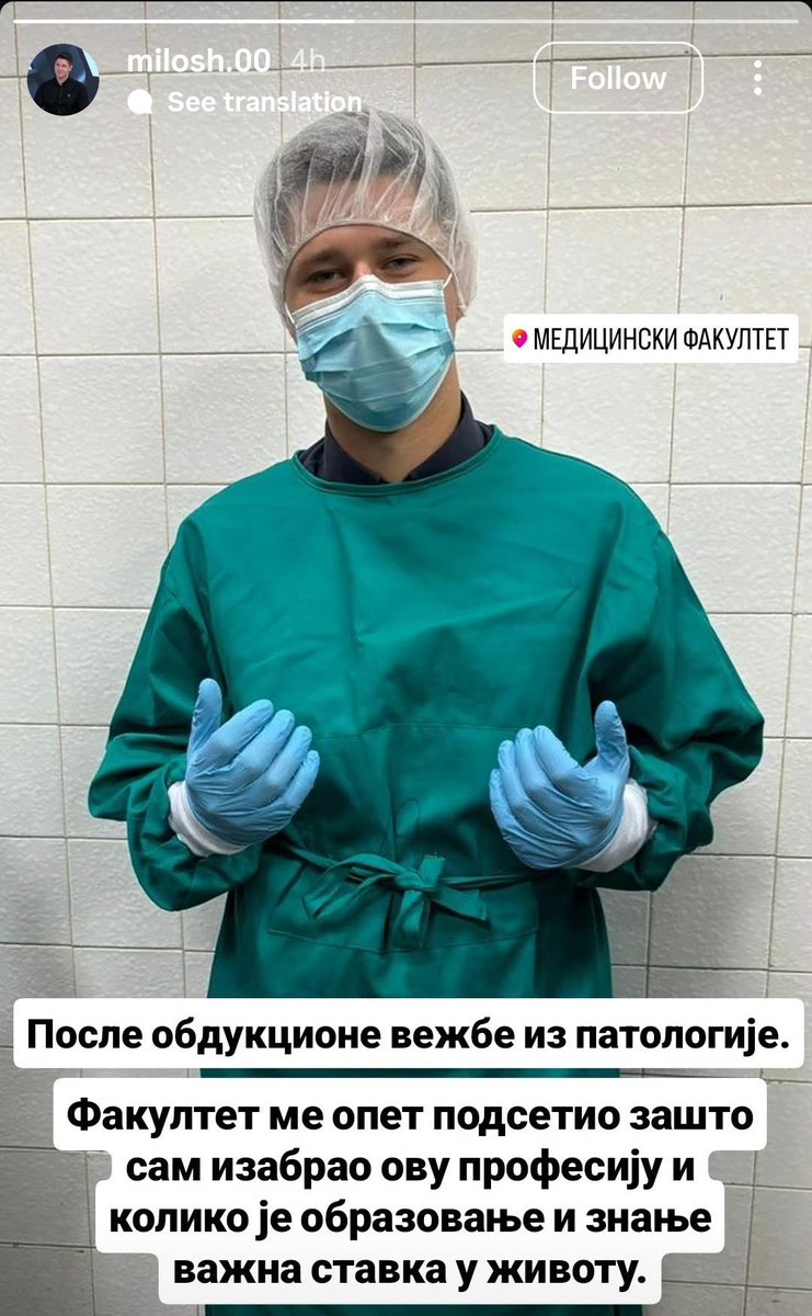 Samo patolog može i da bude.
Jer,realno,posle svega,razuman čovek neće ni po cenu života da ode kod njega.
E,sad ako je patolog...tad već nemamo izbor...