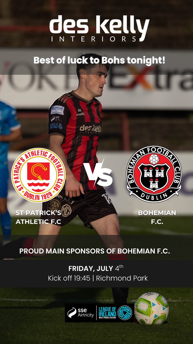 Best of luck to the lads tonight ❤️🖤👏🏼